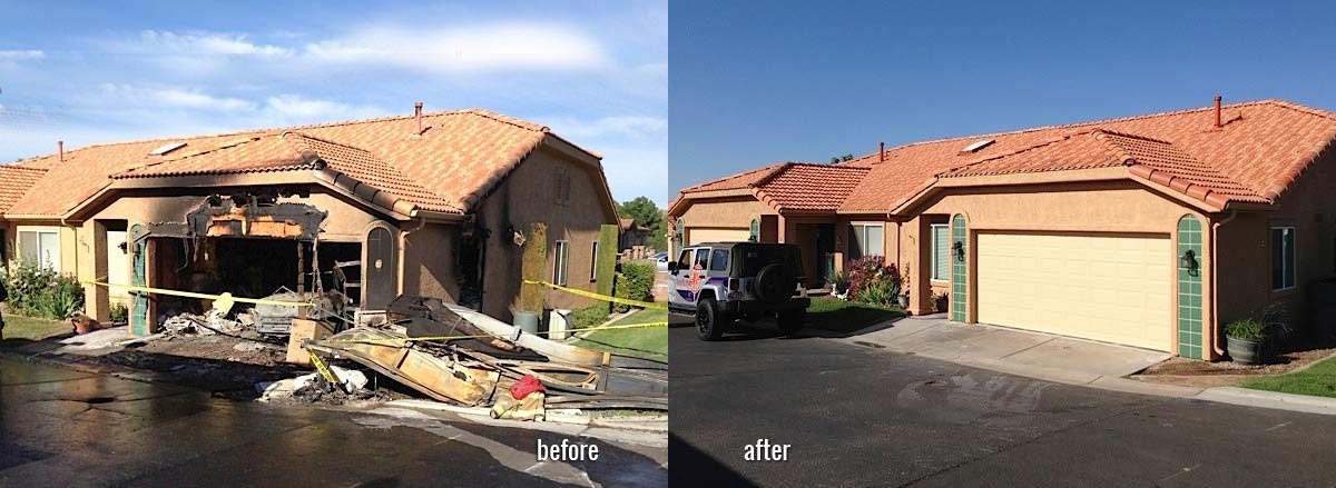 fire damage restoration
